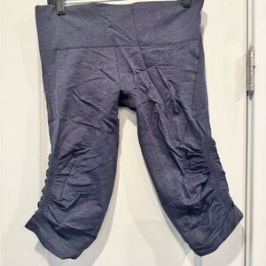 lululemon athletica ruched crop leggings